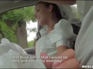 Amirah Adara in bridal gown public adult clip