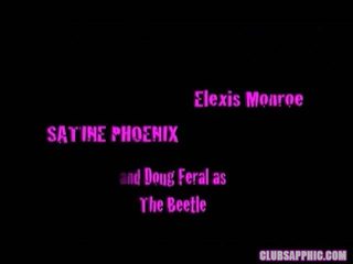 Elexis Monroe And Her Secret Lesbian darling Satine Phoenix