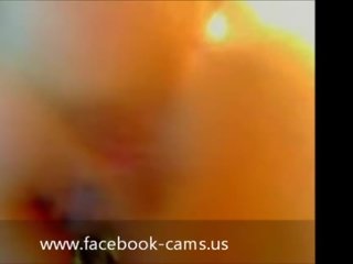 Incrível amadora facebook diva anal em webcam