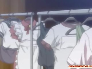Bondage Hentai Nurse With Gagging Sucking penis And Swallowing Cum