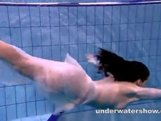 Andrea clips nice body underwater