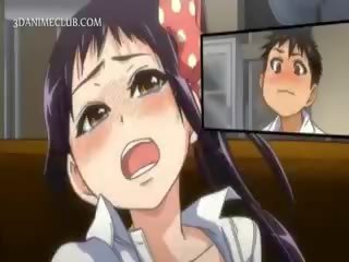 Lustful Anime Teeny Blowing And Fucking Giant cock