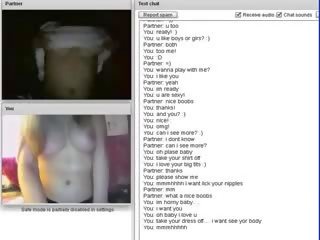 Chatroulette #92 desiring with a perfect body masturbates