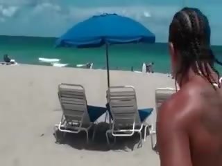 Teen Party Girls Drinking And Flashing Assets At The Beach