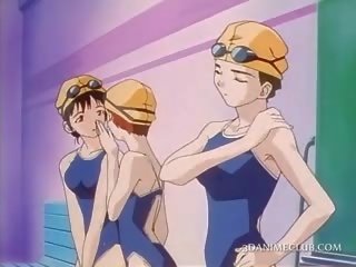 3d Hentai cookie films Her excellent Body In Swim Suit