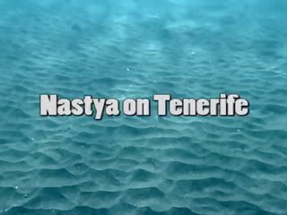 Charming Nastya swimming nude in the sea