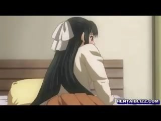 Erotic hentai girl gets fingered sex video