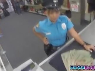 The young lady Police Officer Sucked Him Off