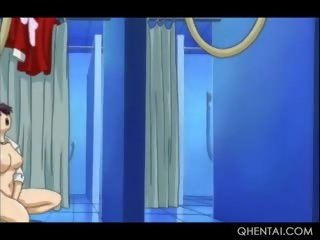 Hentai young lady In Big Tits Caught Masturbating Gets Fucked By