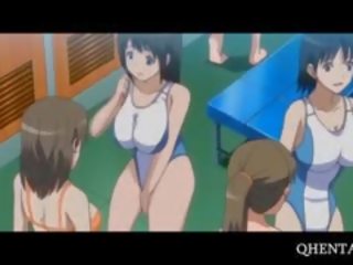 Provokatívne hentai holky taken ťažký v locker izba
