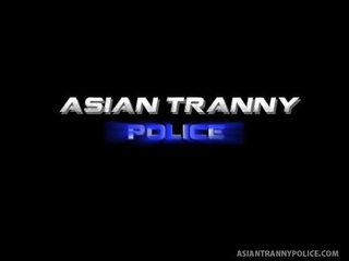 Splendid Tranny Cop Shu Gets Right To Sucking member