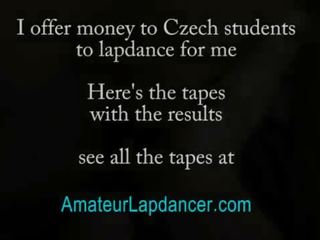 Czech amateur Sandra-blow job and inviting lapdance