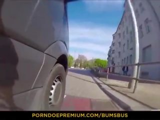 Bums autobus - sauvage publique adulte film avec libidinous européen bombasse lilli vanilli