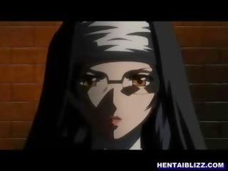 Hentai nun oralsex and riding stiff putz in the dungeon