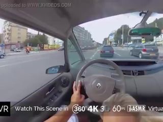 [holivr] samochód brudne wideo adventure 100% napędowy pieprzyć 360 vr x oceniono film